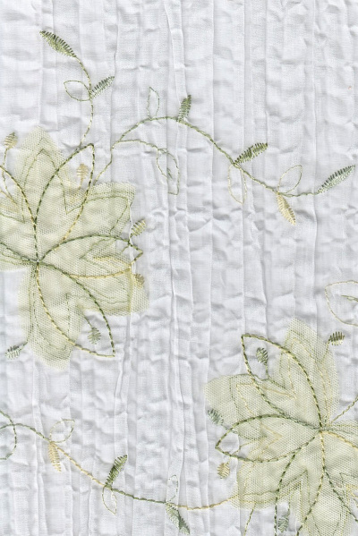 Жакет, юбка Линия Л А-763 белый_салатовый - фото 3