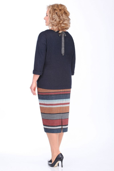 Комплект из трикотажной блузы и юбки с карманами Matini 1.1361 - фото 4