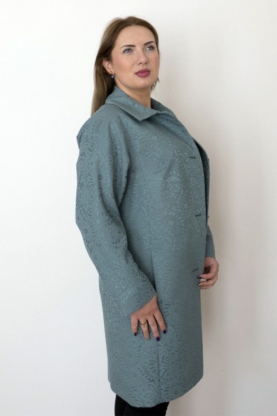 Пальто Bugalux 433 164-зеленый - фото 2