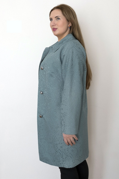 Пальто Bugalux 433 164-зеленый - фото 4