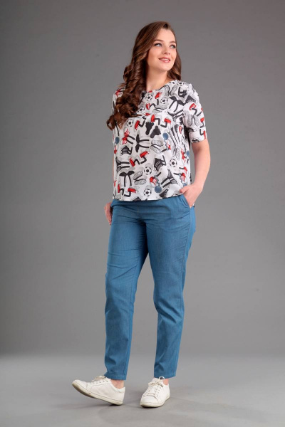 Блуза, брюки Liona Style 586 - фото 3