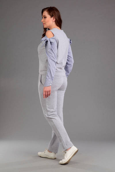 Брюки и джемпер из вискозы и трикотажа для повседневности Liona Style 587 - фото 2