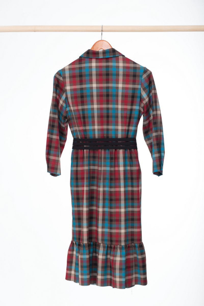 Платье Anelli 768 красная_клетка - фото 7