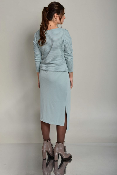 Платье Faufilure outlet С664 светло-зеленый - фото 4