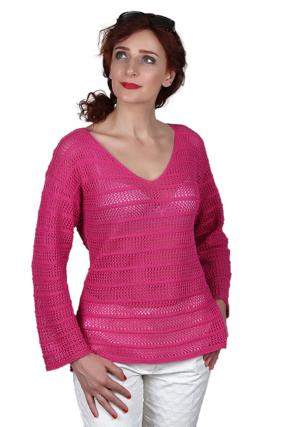 Джемпер на каждый день из мягкого трикотажа Gallant Touch 16344 - фото 1