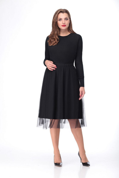 Круглогодичная нарядная юбка из сетки на резинке VOLNA 1114 - фото 3