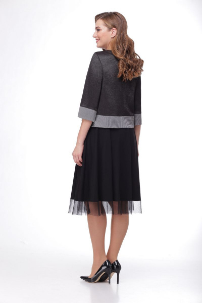Круглогодичная нарядная юбка из сетки на резинке VOLNA 1114 - фото 2