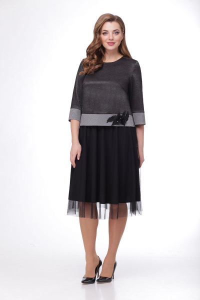 Круглогодичная нарядная юбка из сетки на резинке VOLNA 1114 - фото 1