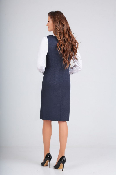 Сарафан Ксения Стиль 1714 однотон - фото 3