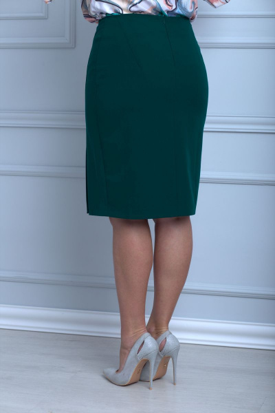 Юбка Anelli 324 зеленый - фото 2