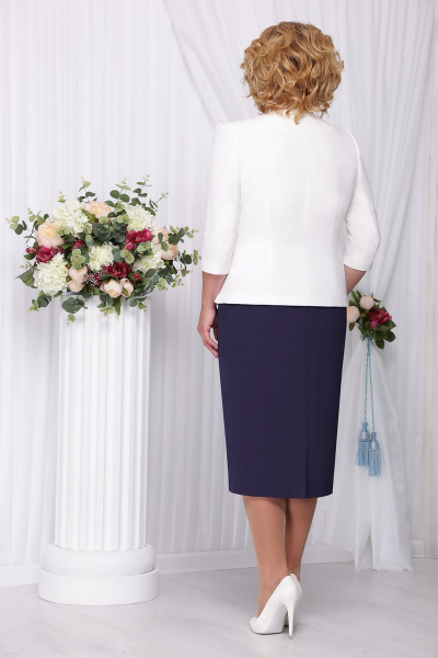 Жакет, юбка Ninele 2108 синий - фото 2