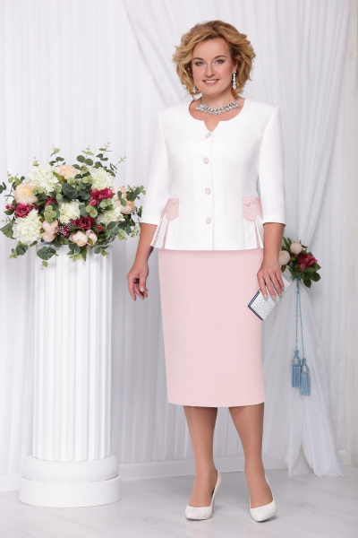 Жакет, юбка Ninele 2108 беж - фото 1