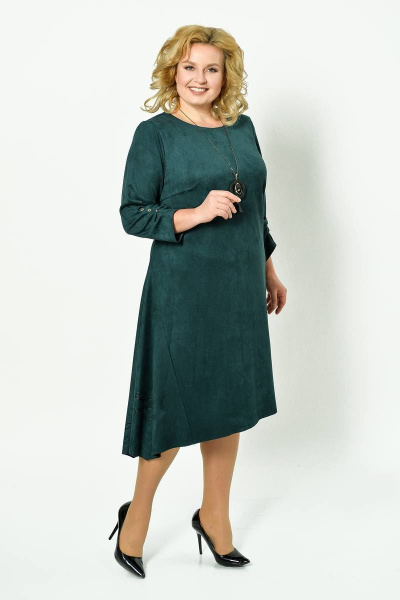 Платье с вышивкой на сетке и шнуровкой на спине Sharm-Art 2036 - фото 1