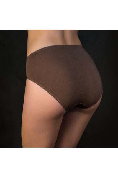 Трусы из трикотажного хлопка с отделкой из кружева Verally 107-5 перец - фото 2