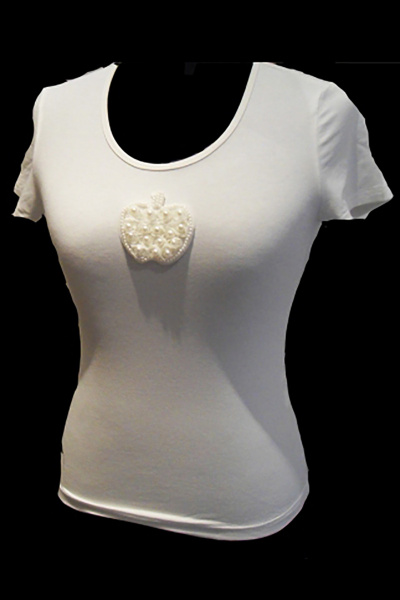 Майка из вискозы и трикотажа в стиле повседневный OLANTIZ БВР002 - фото 1