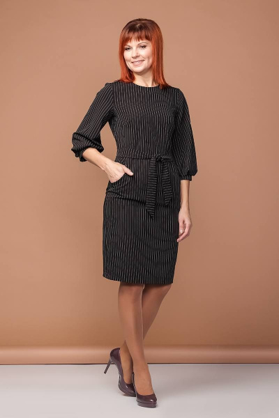 Платье Соджи 417 черный - фото 1