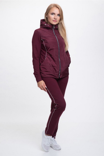 Брюки, джемпер, жакет FORMAT 11242 гранат - фото 4