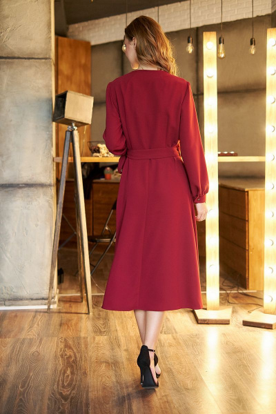Платье Fantazia Mod 3595 вишня - фото 3