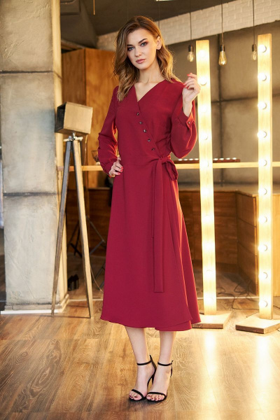 Платье Fantazia Mod 3595 вишня - фото 1