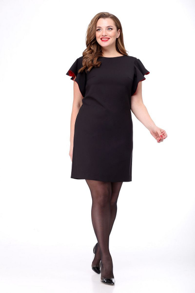 Платье нарядное полуприлегающего силуэта с пуговицами Talia fashion 321 - фото 3