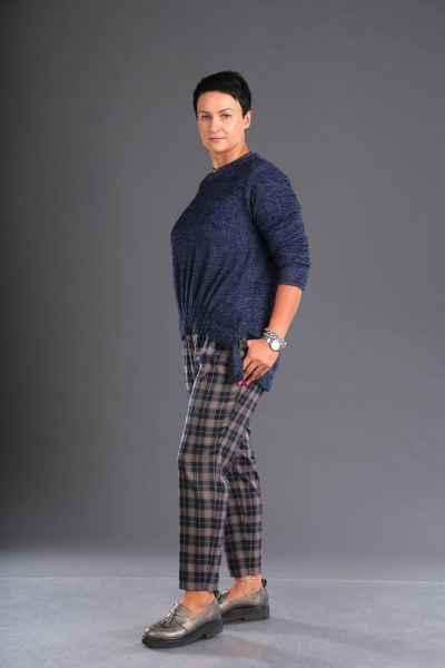 Брюки, джемпер ZigzagStyle 291 синий - фото 3