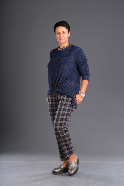 Брюки, джемпер ZigzagStyle 291 синий - фото 4