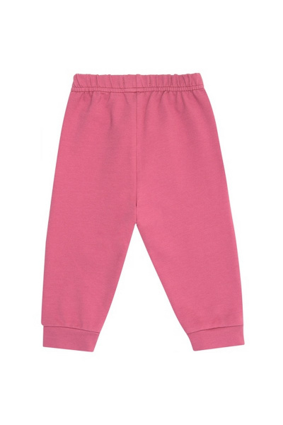 Демисезонные брюки из трикотажа и плащевой ткани для девочки Bell Bimbo 172146 т.розовый - фото 2