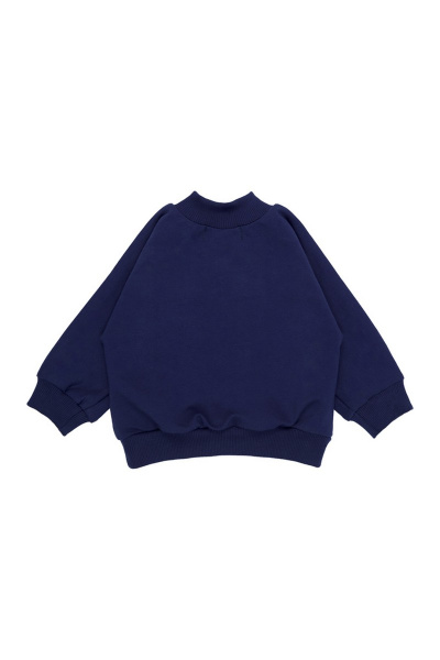 Джемпер с вышивкой и деревянными пуговицами Bell Bimbo 172105 т.синий - фото 2