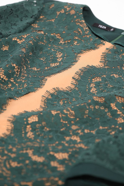 Платье TEZA 284 зеленый - фото 4