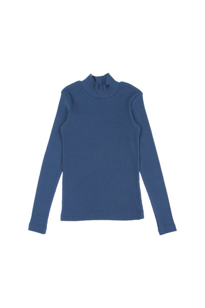 Джемпер из трикотажа с воротником-стойкой для школьников Bell Bimbo 172079 синий - фото 1