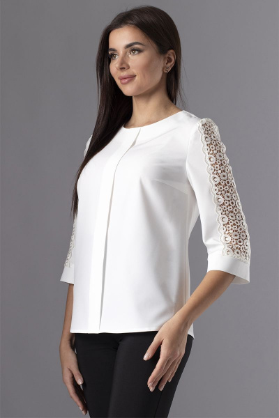 Блуза VIZAVI 614 белый - фото 1