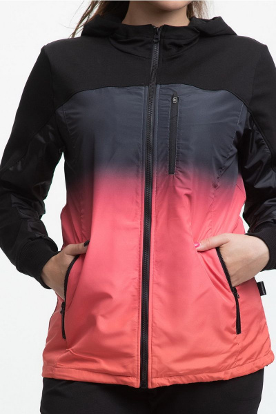 Брюки, джемпер, жакет FORMAT 11301 черно-розовый - фото 2