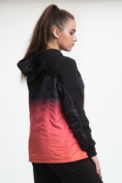 Брюки, джемпер, жакет FORMAT 11301 черно-розовый - фото 3