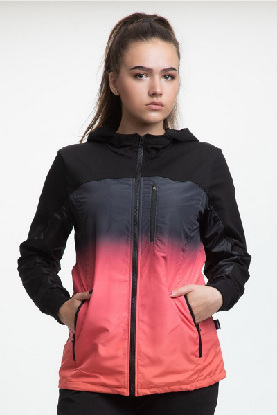 Брюки, джемпер, жакет FORMAT 11301 черно-розовый - фото 9