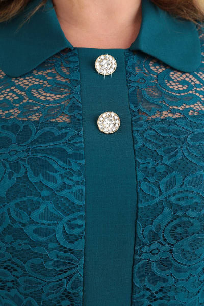 Платье Liona Style 667 изумруд - фото 4