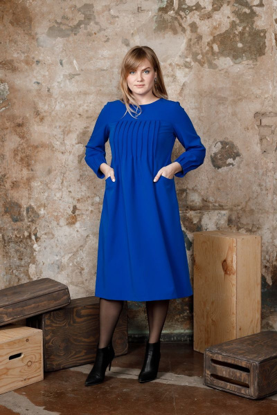 Платье YFS 6115 синий - фото 2