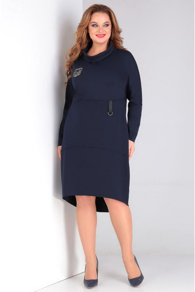 Платье Таир-Гранд 6541 т.синий - фото 1
