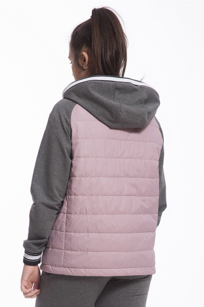 Брюки, джемпер, жакет FORMAT 11372 серо-розовый/антрацит - фото 5