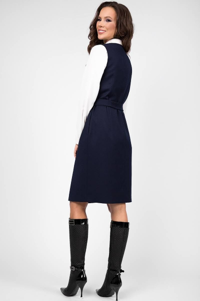 Жилет Teffi Style L-1460 синий - фото 3