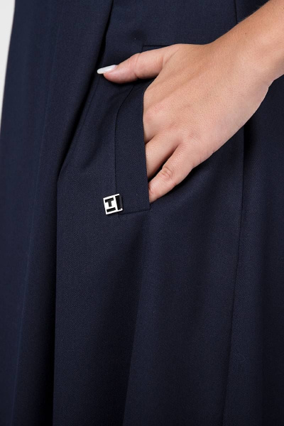 Жилет Teffi Style L-1460 синий - фото 5