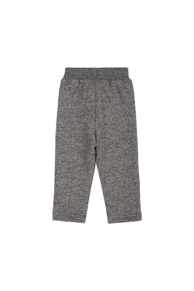 Брюки-джоггеры на каждый день из меланжированного фута Bell Bimbo 172066 серый меланж - фото 3