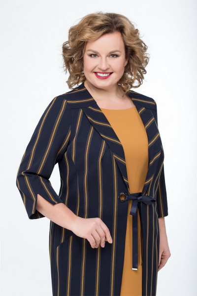 Платье Elady 3442 полоска - фото 2