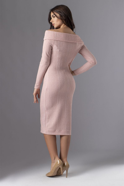 Платье VIZAVI 576 пудра - фото 3