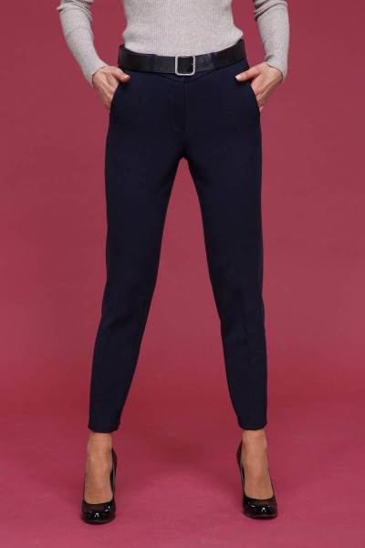 Деловые брюки с классической посадкой из текстиля Domna 12090 - фото 5