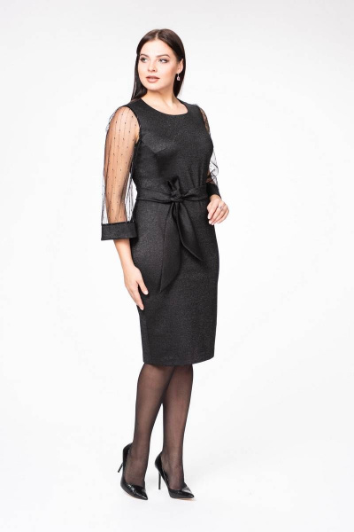 Платье Stilville 1697 графит - фото 1