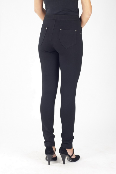 Джинсовые брюки зауженного силуэта на фигурном поясе Femme & Devur 1067 2.3F(164) - фото 2