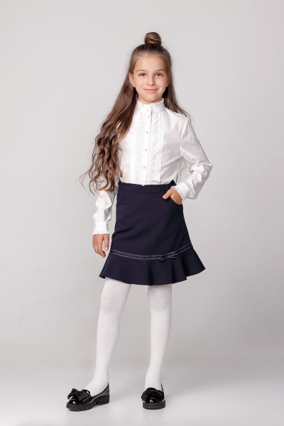 Юбка Elod Ш279081 синий - фото 2