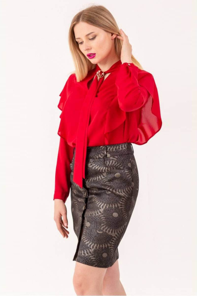 Блуза Arisha 2013 гранатовый - фото 3