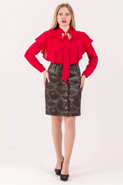 Блуза Arisha 2013 гранатовый - фото 5