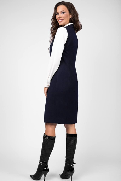 Платье Teffi Style L-1465 синий - фото 2